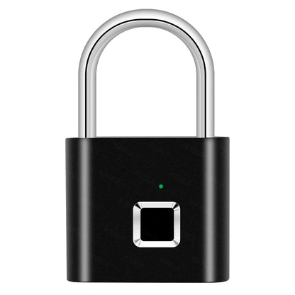 Smart Fingerprint Padlock Waterproof Fingerprint Keyless Door Lock Type C Rechargeable Security Padlock for House